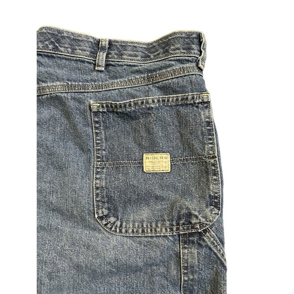 Riders by Lee Men’s Denim Shorts Sz 44 High Rise Comfort Flex Blue - Picture 10 of 12